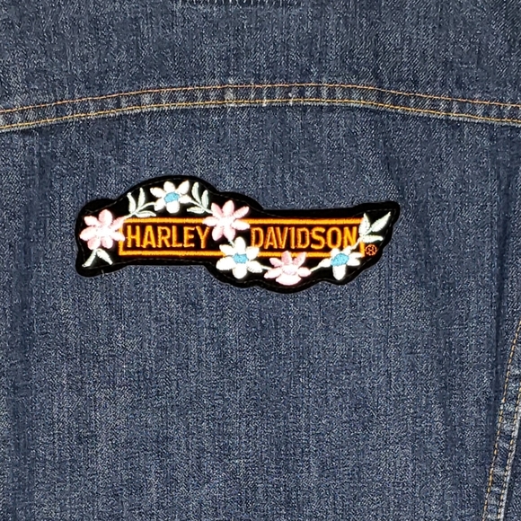 Levi's Harley Davidson Custom Denim USA Jacket - Picture 7 of 8